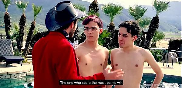  Naked Twink Contest - 8 Boys Orgy France fucks America